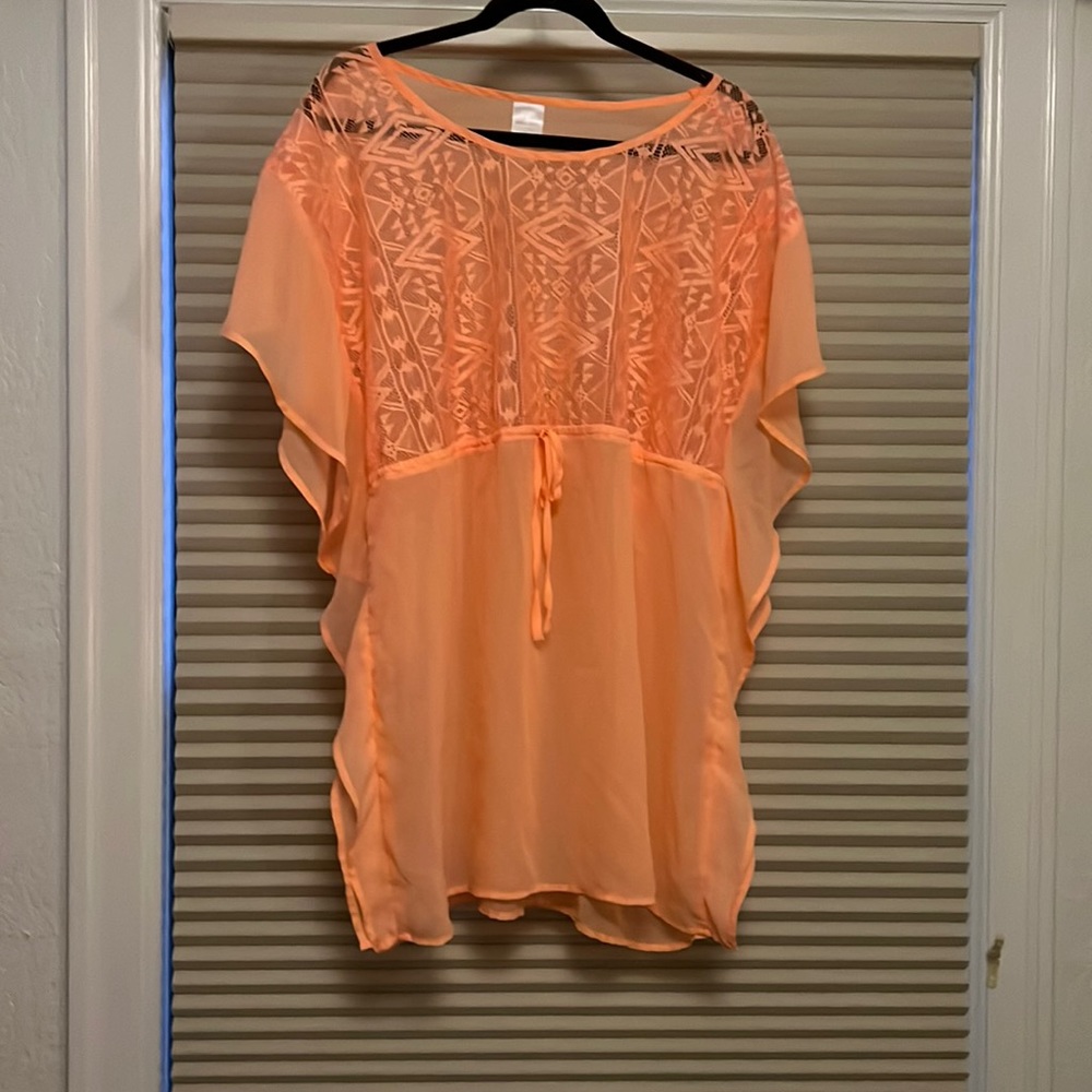 Soft tangerine swim cover